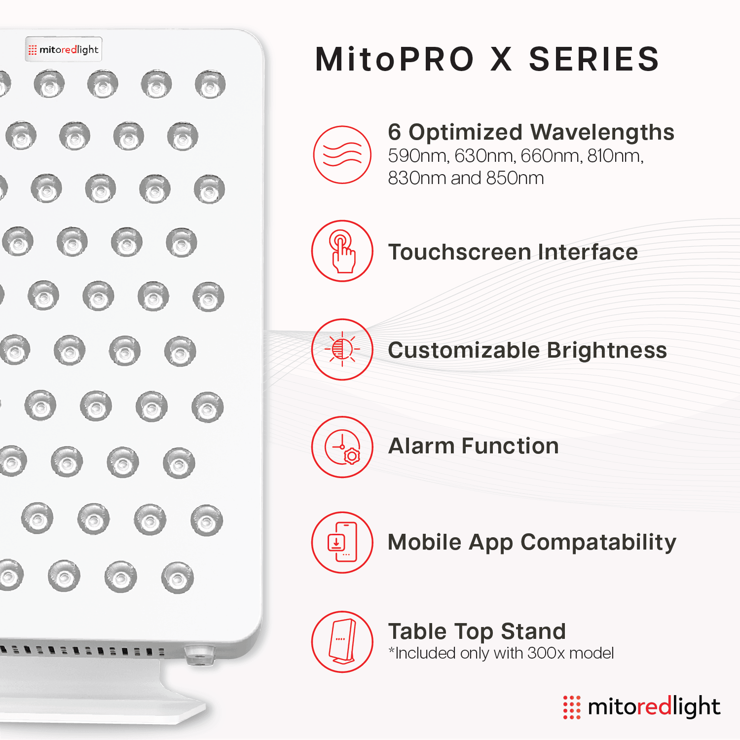 MitoPRO™ 300X | Red Light Therapy Panel Series - Mito Red Light